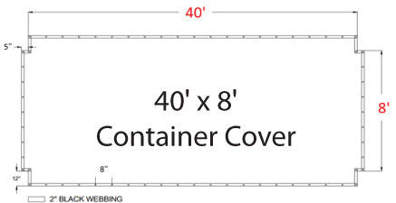 open top container tarps Shipping Container Tarp Covers