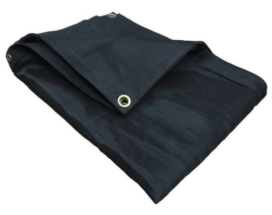 tarp buy Black Mesh Tarp Heavy Duty, Fire Retardant