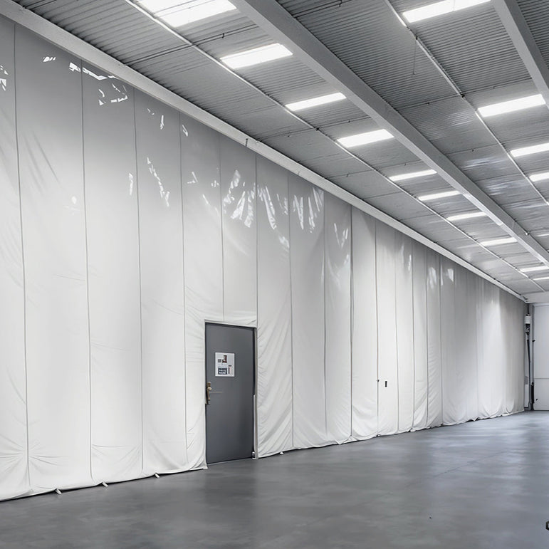 Insulated Warehouse Curtains Dividing Tenant Space