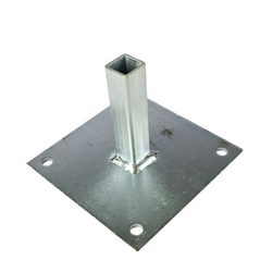 Industrial Curtain Track Hardware - Floor Mount