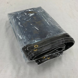 Custom Clear Vinyl Tarps with Grommets