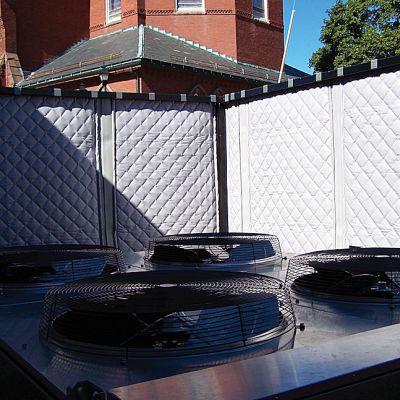 Outdoor Sound Curtains, Exterior Soundproof Panels - SCC-12EXT & SCC-13EXT