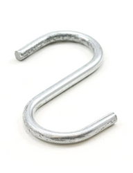 S-Hooks - 2-1/2 Inch, Galvanized