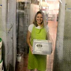 Freezer Strip Door in Food Storage Area of Restaurant