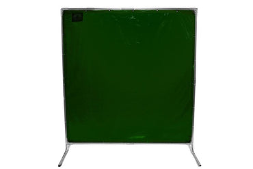 Welding Screens & Frame, Transparent 14 Mil Dark Green, See-Thru Weld Screens