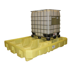 Double IBC Tote Spill Pallet No Grates