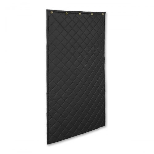 Black Industrial Sound Proof Curtains- Dual Sided MLV
