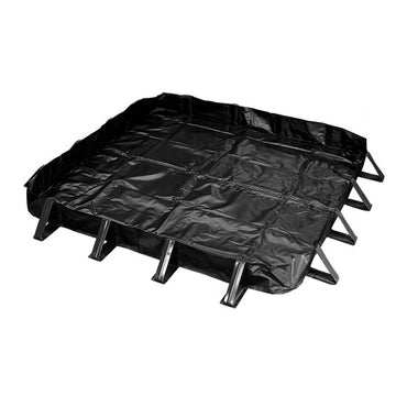Black Diamond economy snap-up spill berm in black PVC