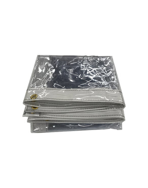 10 Mil Clear String Reinforced Poly Fabric Rolls (74 x 300')