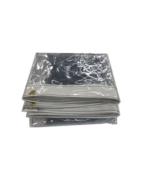 custom size tarp Custom Clear Vinyl Tarps with Grommets | 20 & 30 Mil