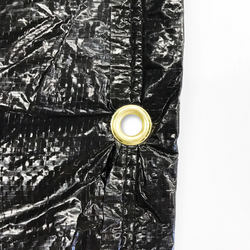Cement Blanket Close up with brass grommets
