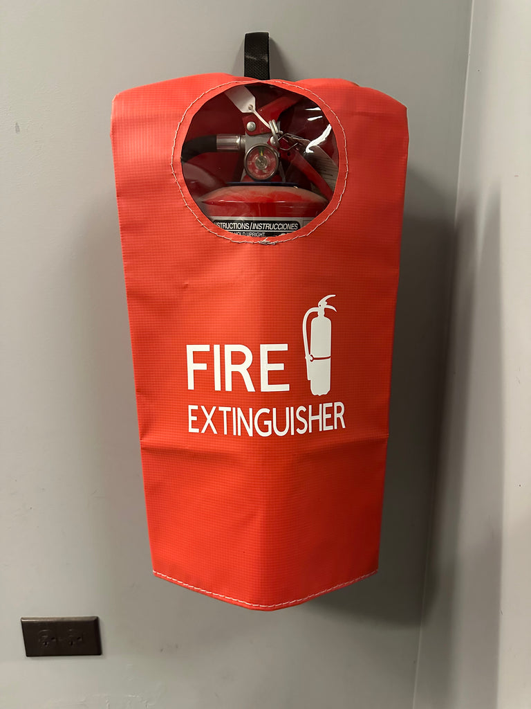 Fire Inside Cover Fire Extinguisher Cover - Medium with Window - Heavy Duty