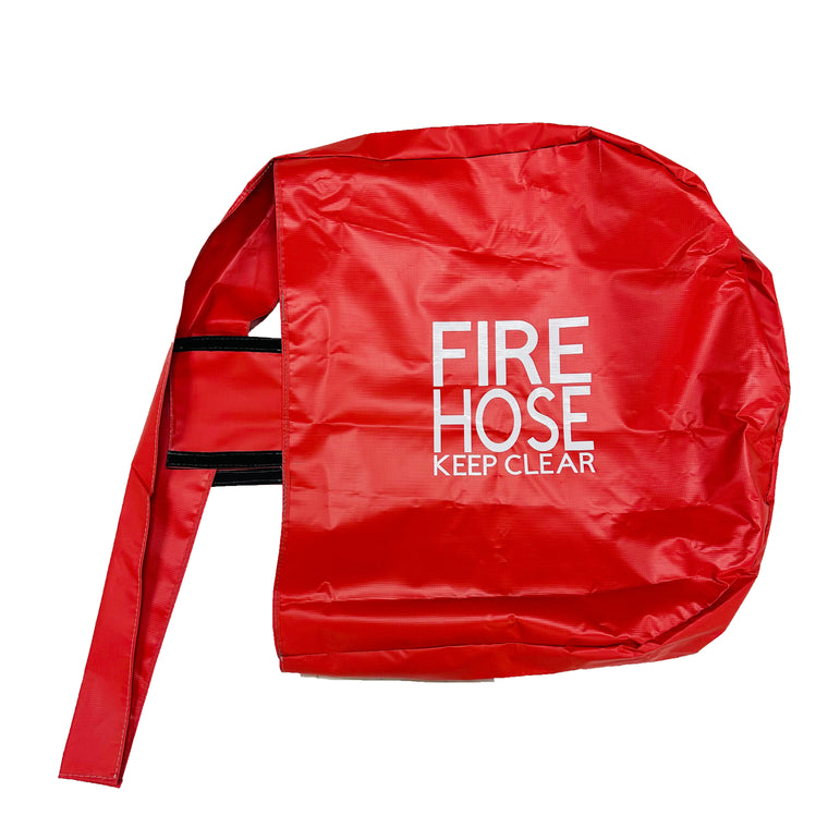 Fire Hose Reel Cover - 32 in X 7in - Red Vinyl
