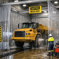 Heavy Equipment Wash Bay Enclosures