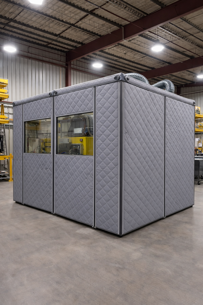 Compressor Sound Barrier Air Compressor Sound Enclosure | Custom Designed
