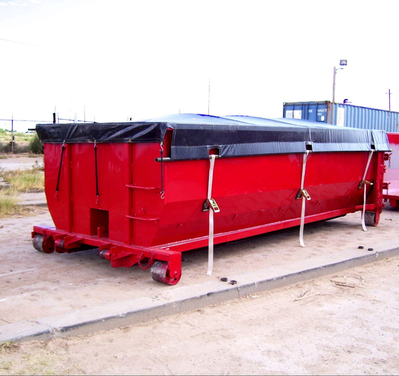 tarp rolls Roll Off Dumpster Tarps & Covers
