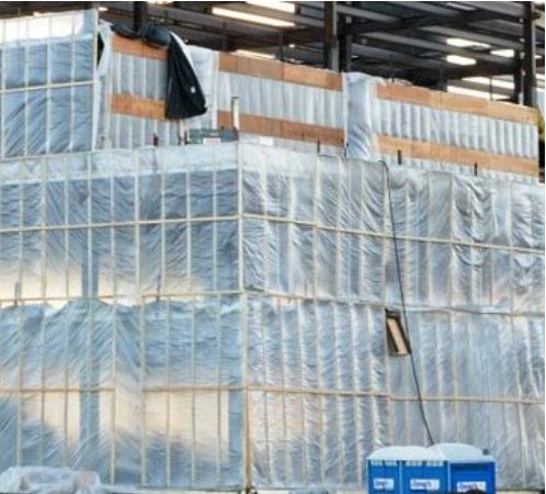 10 Mil Reinforced Plastic Sheeting - Diamond Pattern