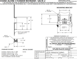 Gas Cylinder Floor Stand Two Tanks