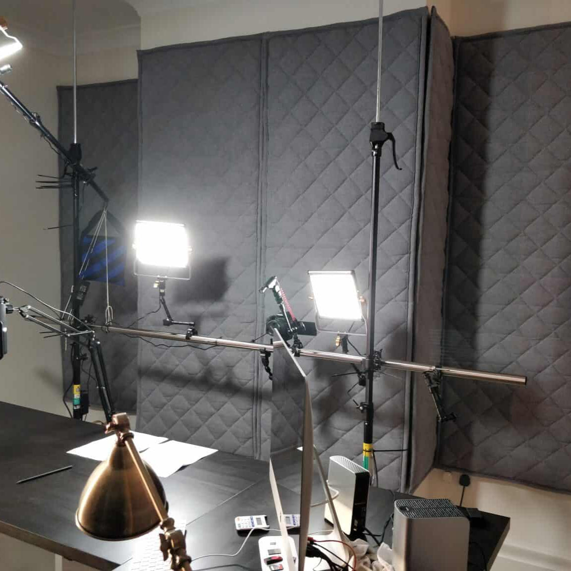 Studio Acoustic Blankets for Podcast
