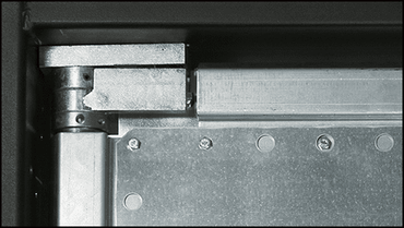 Spring Loaded Hinge System for Aleco Flexible Impact Doors