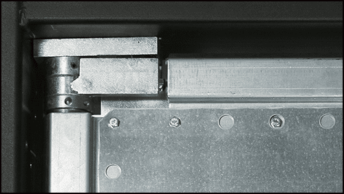 Spring Loaded Hinge System for Aleco Flexible Impact Doors