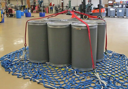 Liftting Net to Move Multiple 55 Gallon Drums