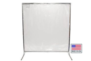 Clear Welding Screens & Portable Clear Floor Dividers for Social Distancing