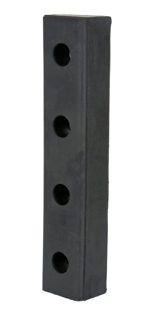 Vestil Molded Rubber Bumper - W - 20 in x H - 4-1/2 in x D - 3 in - Model DBE-20-1