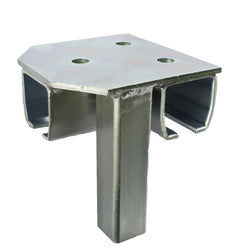 Industrial Curtain Track Hardware - Floor Mount