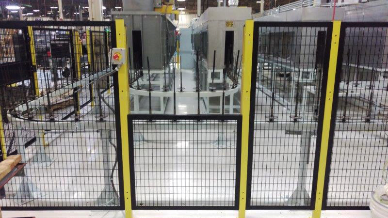 Folding Guard Machine Warehouse Fencing