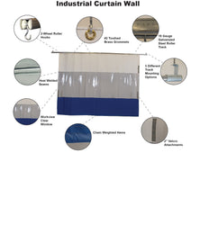 Reel Racking Curtains Pallet Rack Curtains | Pallet Rack Covers