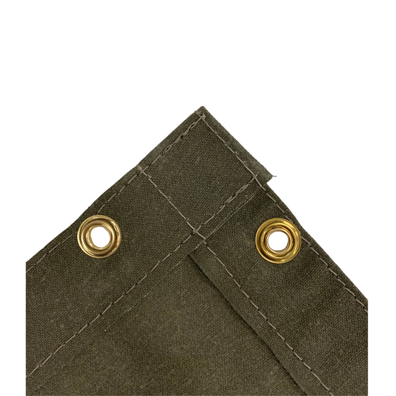 oil canvas tarp 18 oz Canvas Tarps, Olive Drab, Water Resistant