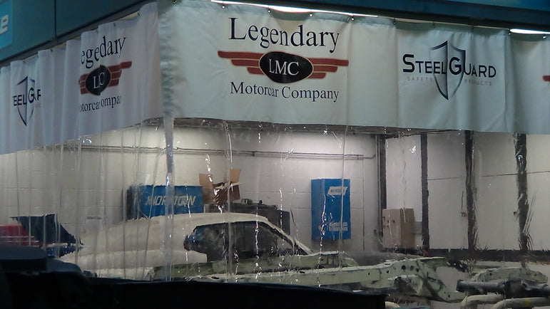 Legendary MotorCar Paint Booth Station with Curtains