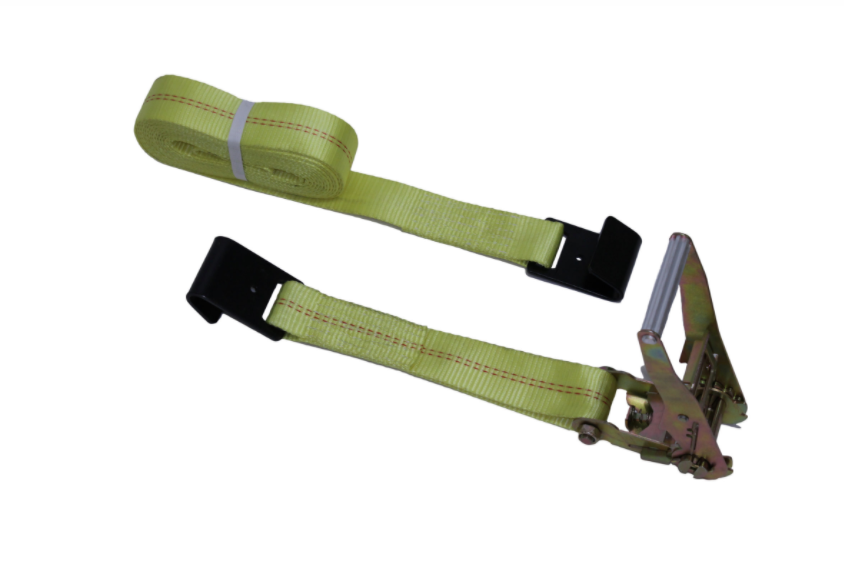 Heavy Duty Ratchet Straps w/ J Hooks 4 in Long Handles