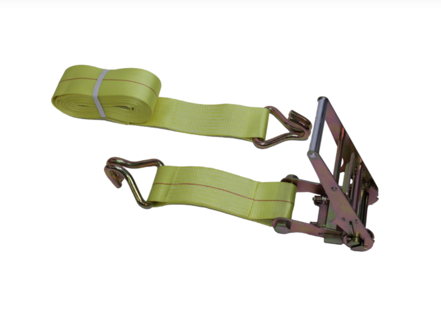 Heavy Duty Ratchet Straps w/ Wire Hooks - 2 in, 4 in - Long Handles