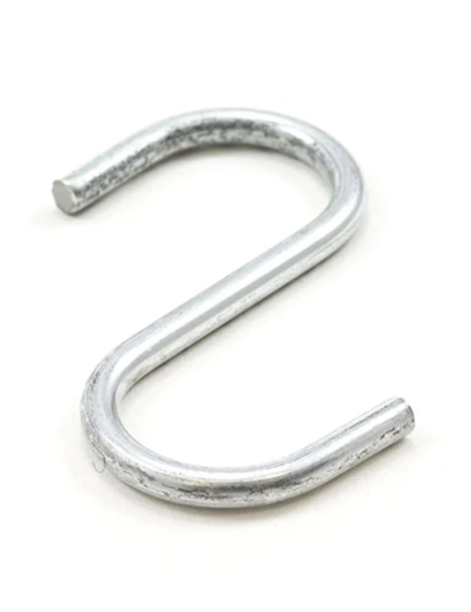 S-Hooks - 2-1/2 Inch, Galvanized