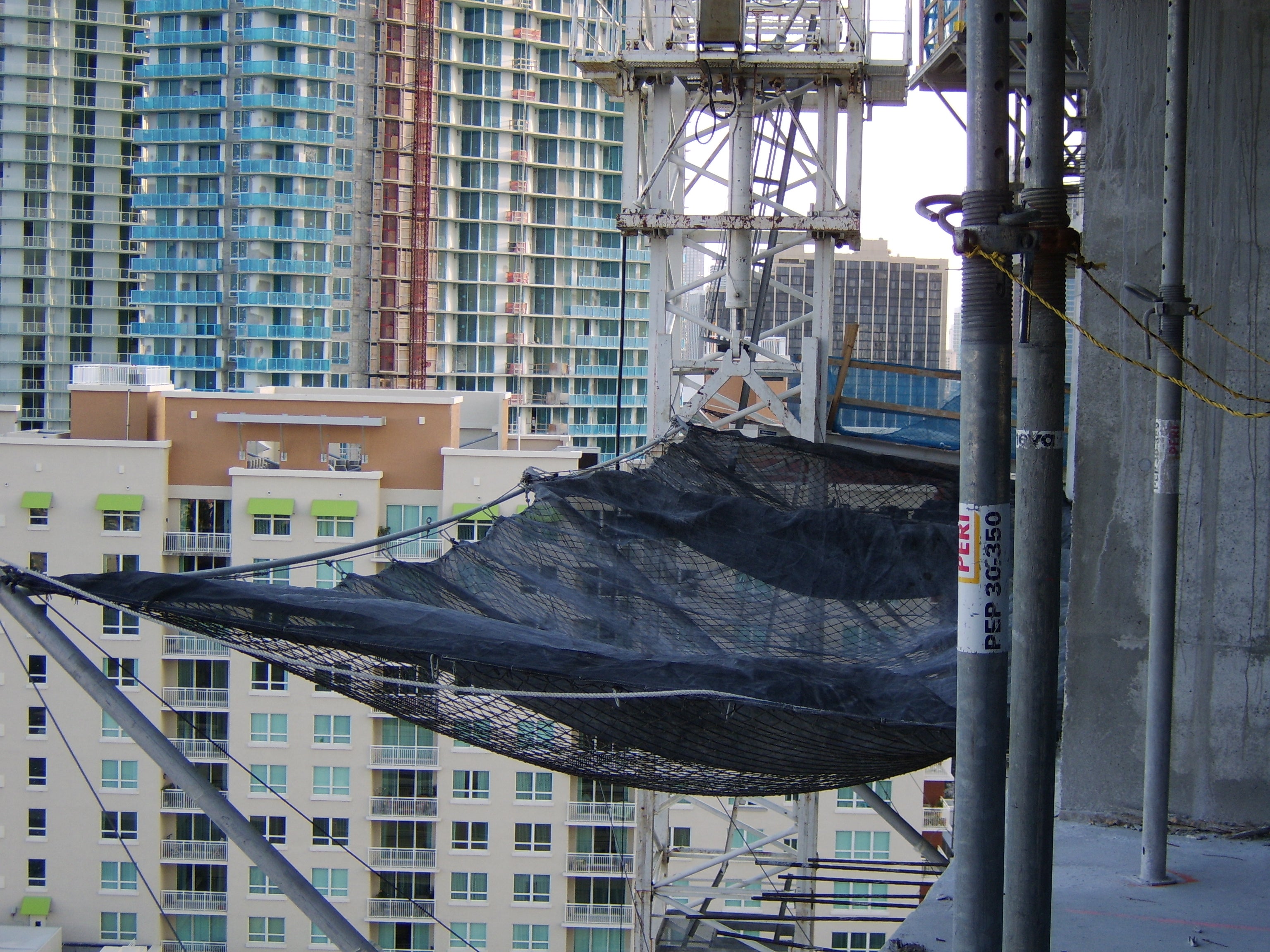 Safety Netting System High Rises Safety Debris Netting | Construction Netting Fire Retardant