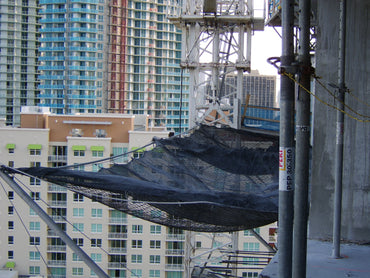 Construction Safety Netting for Fall Safety over High Rise