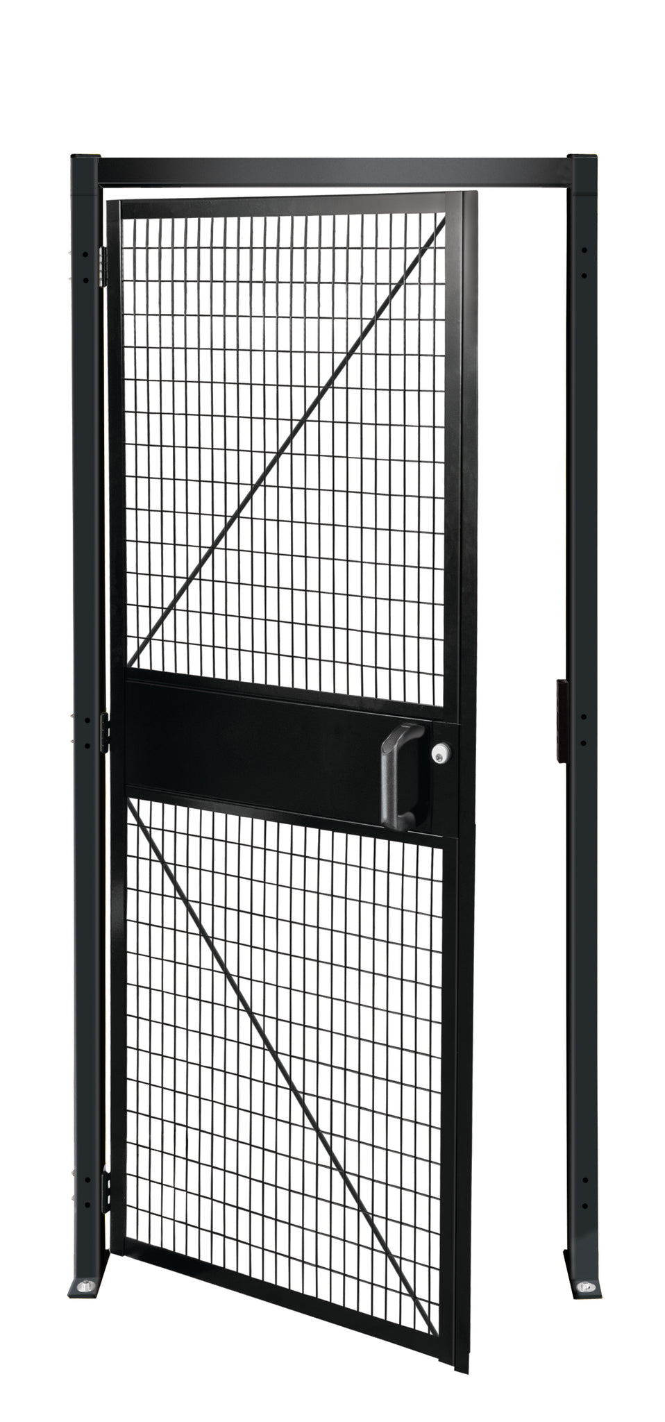 Mesh gate door outlet