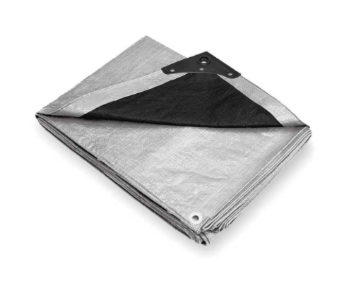 Silver Heavy Duty Poly Tarps - 12 Mil