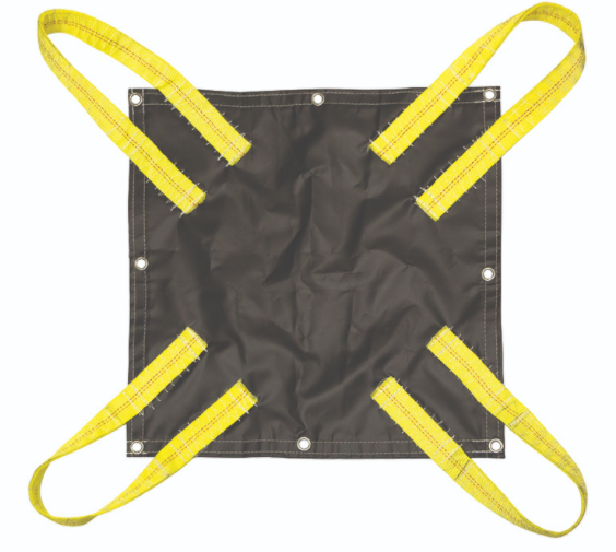 Snow Removal Tarp 20 feet x 20 feet with four point sling