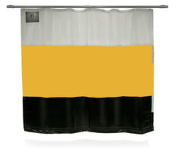 Welding Curtain Partition in White Yellow and Black